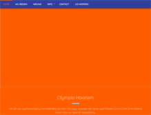 Tablet Screenshot of olympiahaarlem.nl